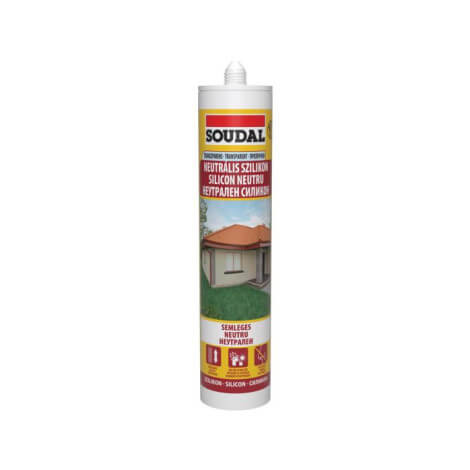 Soudal Silicon Neutru - 280 ml, transparent