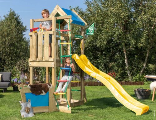 Jungle Gym Turn de joaca mic Viking cu tobogan de 230 cm 