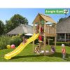 Jungle Gym Turn de joaca Cabin cu tobogan de 290 cm 