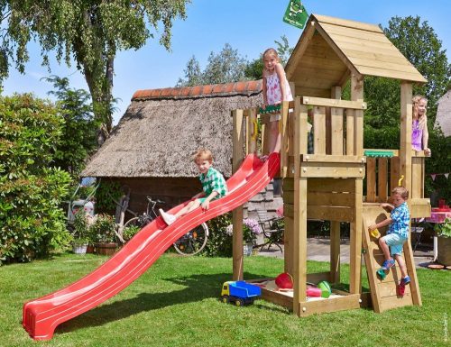 Jungle Gym Turn de joaca Cubby cu tobogan de 290 cm 