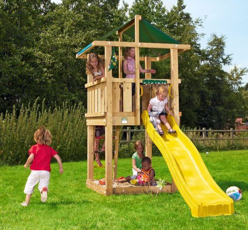 Jungle Gym Turn de joaca Hut cu tobogan de 230 cm