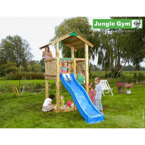 Jungle Gym Turn de joaca Casa cu tobogan de 230 cm