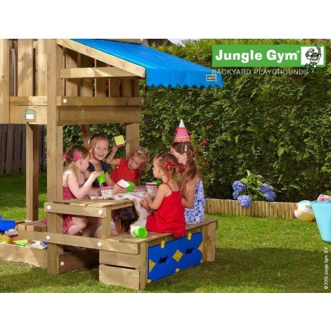 Jungle Gym modul Mini Picnic cu masuta si banca Platforma 160 cm