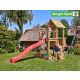 Jungle Gym loc de joaca turn Cubby cu bara de pompier 