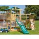 Jungle Gym loc de joaca turn Hut cu modul pod Bridge