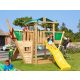 Jungle Gym loc de joaca turn Hut cu modul vapor Boat 