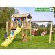 Jungle Gym loc de joaca Playhouse cu platforma XL si leagan 