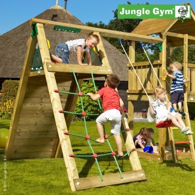 Jungle Gym modul de catarare pentru turn de joaca Climb Extra cu leagan inclus 