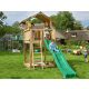 Jungle Gym Turn de joaca Chalet cu tobogan de 290 cm 