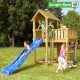 Jungle Gym Turn de joaca Mansion cu tobogan de 290 cm 