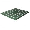 Joc moara din dale de caucic ReFlex - 4x100x100 cm Verde